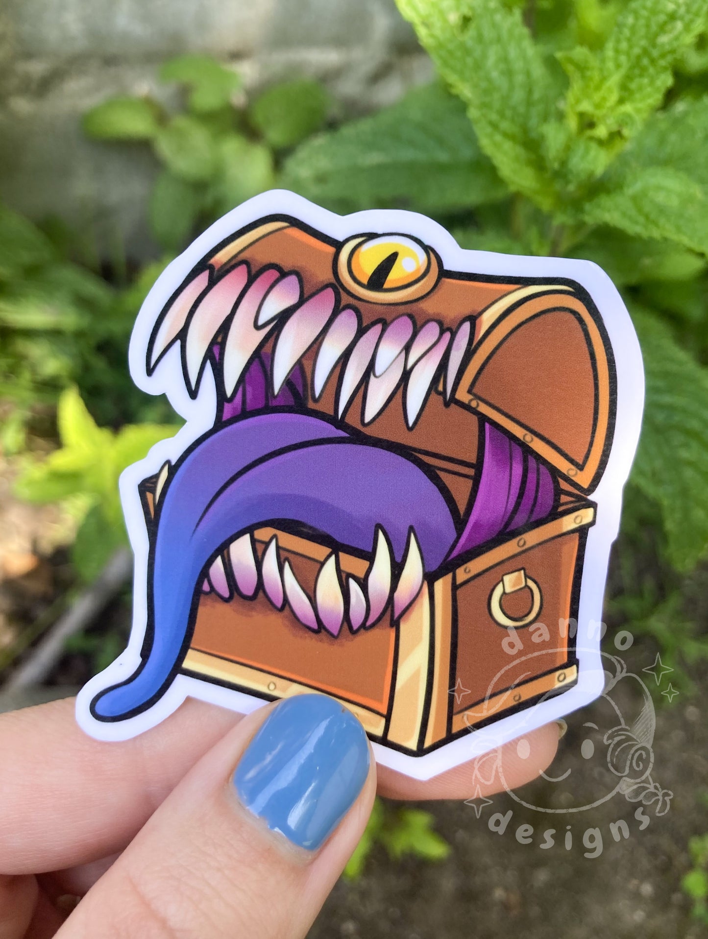 Mimic Chest Vinyl Sticker