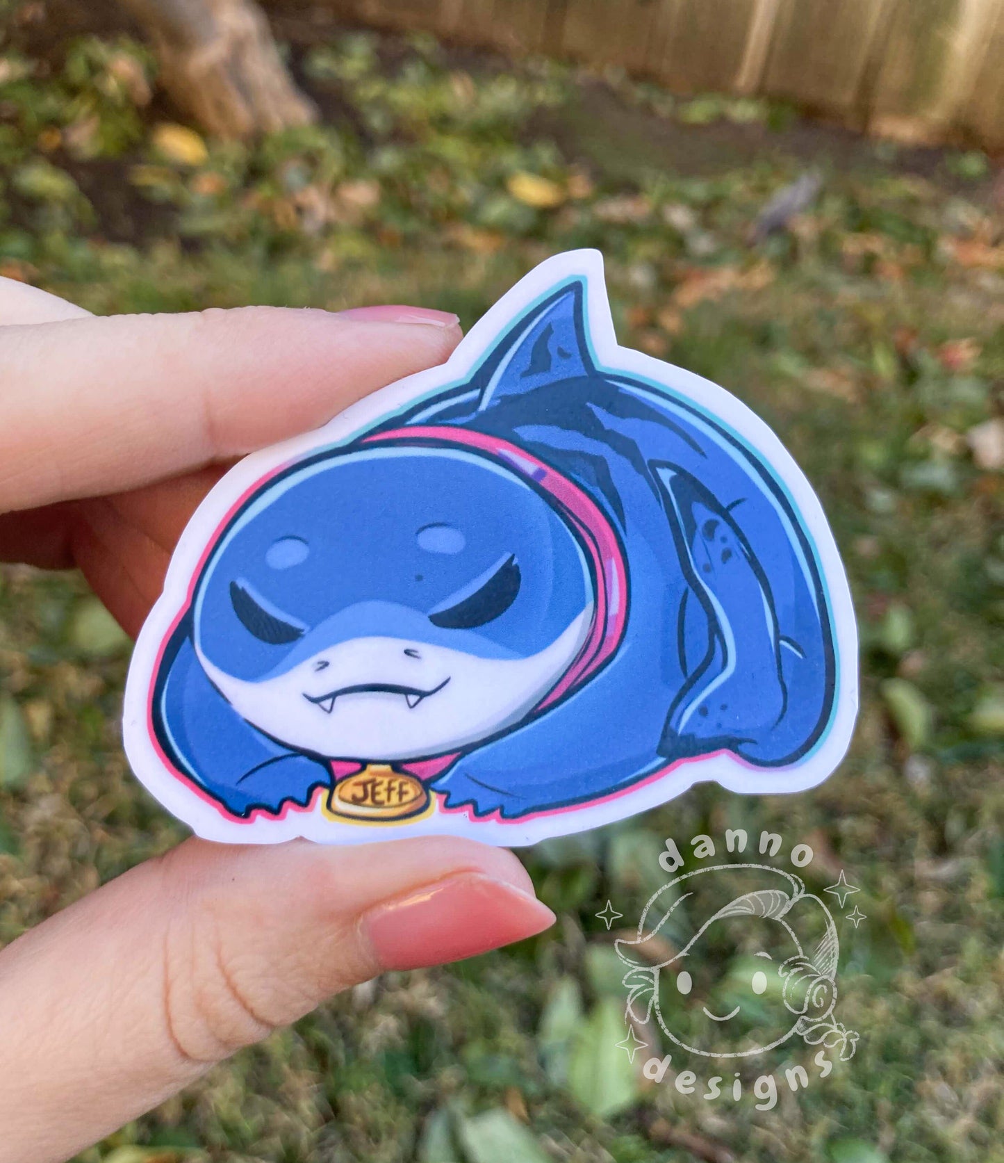 Marvel Rivals - Jeff the Landshark (Sleepy Jeff) Vinyl Sticker
