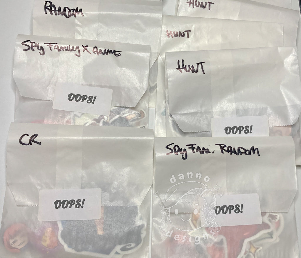 "OOPS!" Sticker Packs