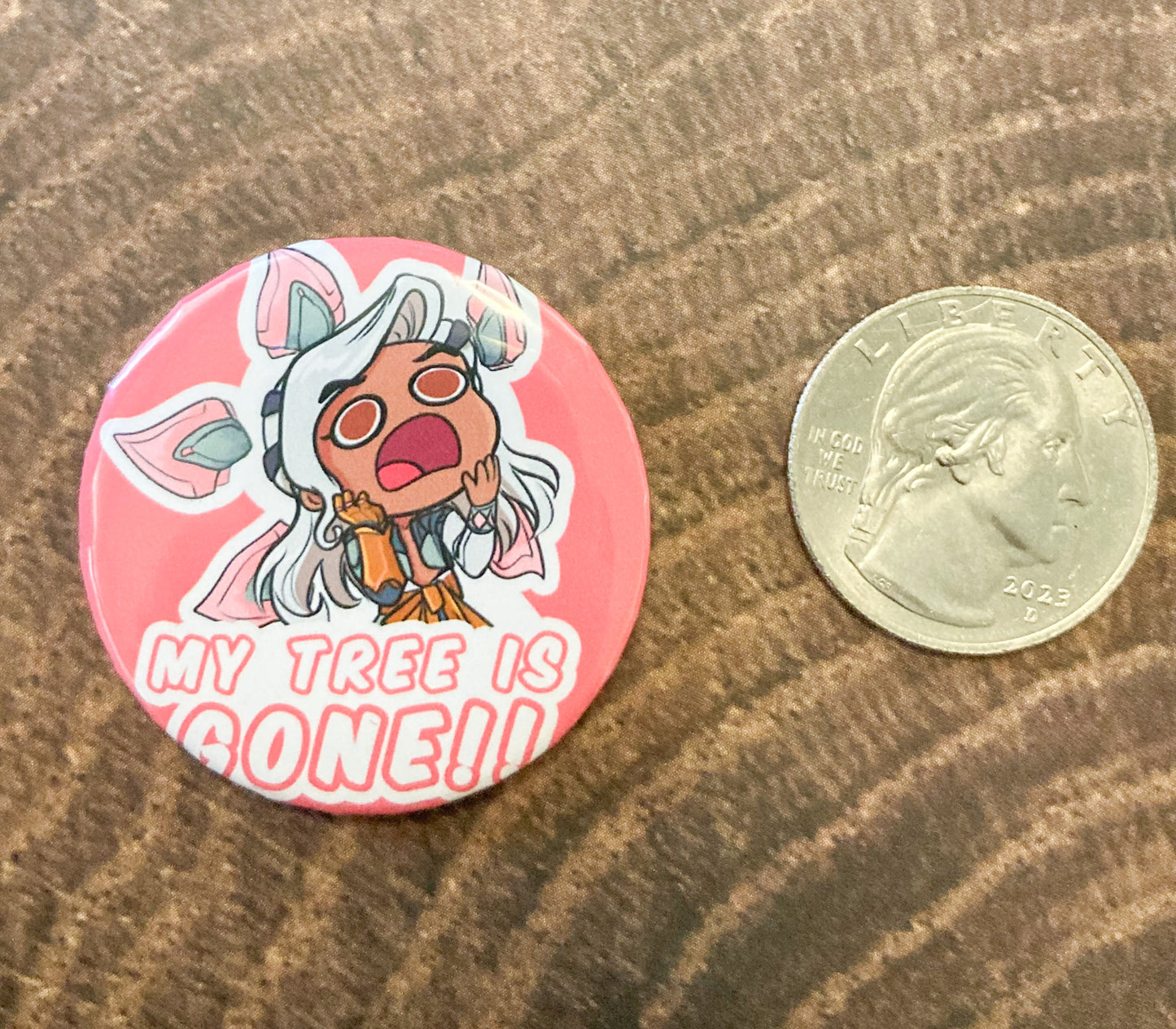"My Tree Is Gone!" Lifeweaver - Overwatch (Medium Pin) 1.5" Inch 37mm