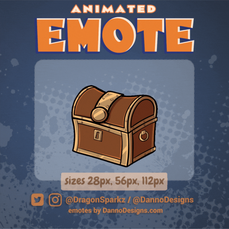 Mimic Chest, Animated Emote - Digital Download