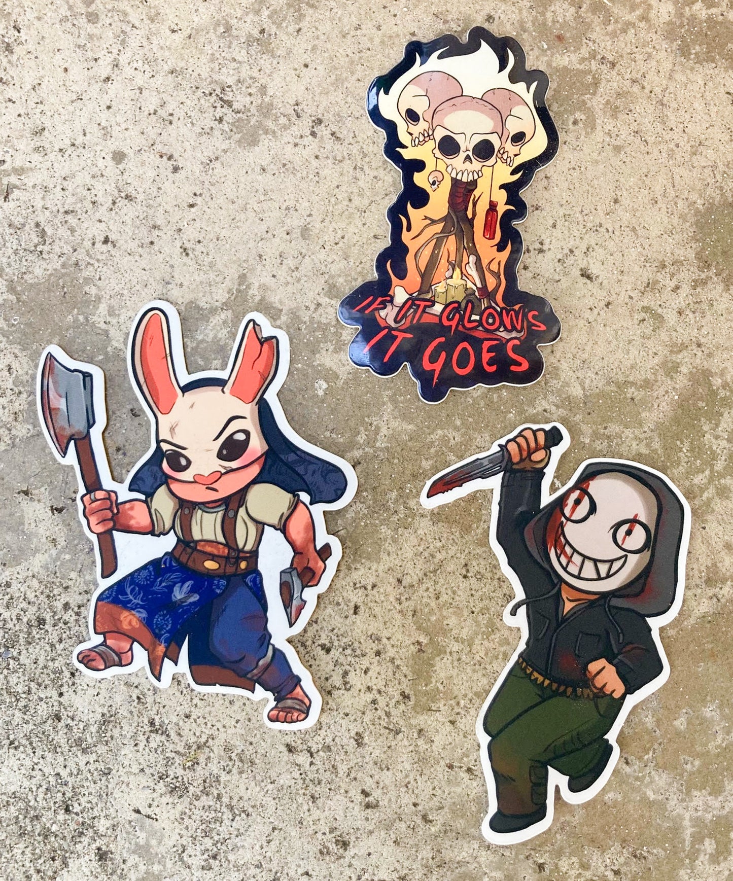 Hex: Totem / Huntress / Legion - Dead By Daylight / Vinyl & Matte Stickers (Select)
