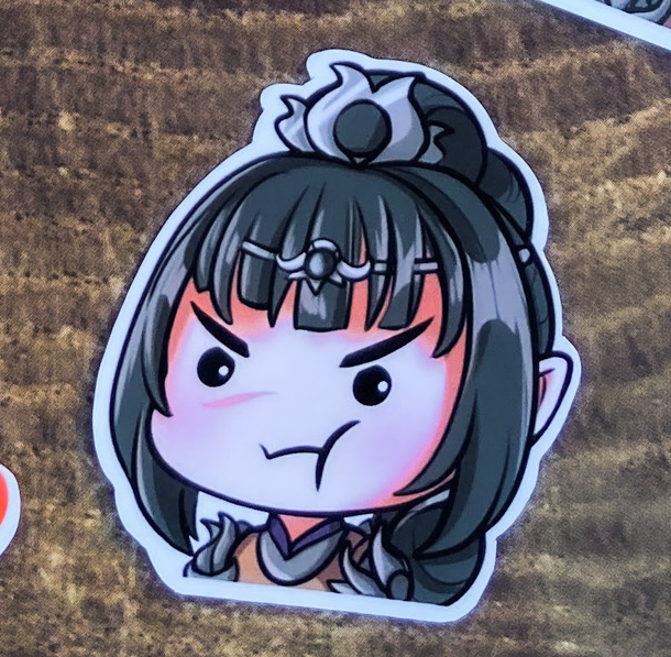 Baldur's Gate 3, Shadowheart Vinyl Gloss Stickers (Select or Full Set)