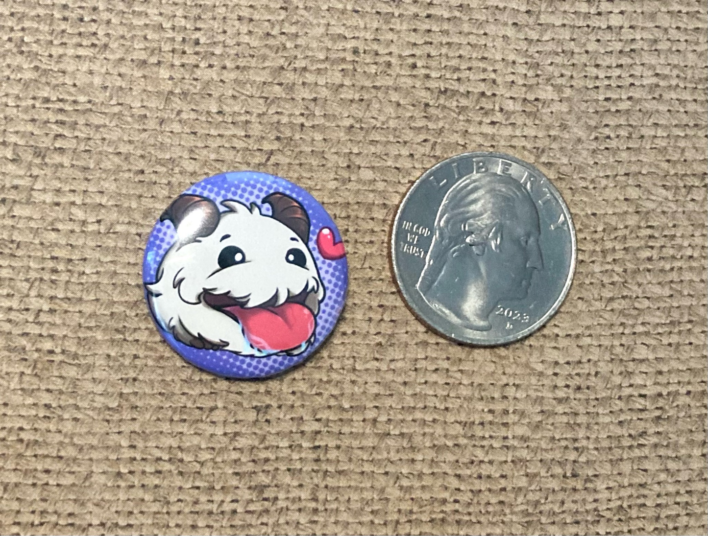 Poro, League of Legends (Small Pin) 1" Inch 25mm