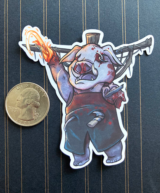 Scrapbeak / Butcher, Hunt: Showdown - Vinyl Gloss Sticker