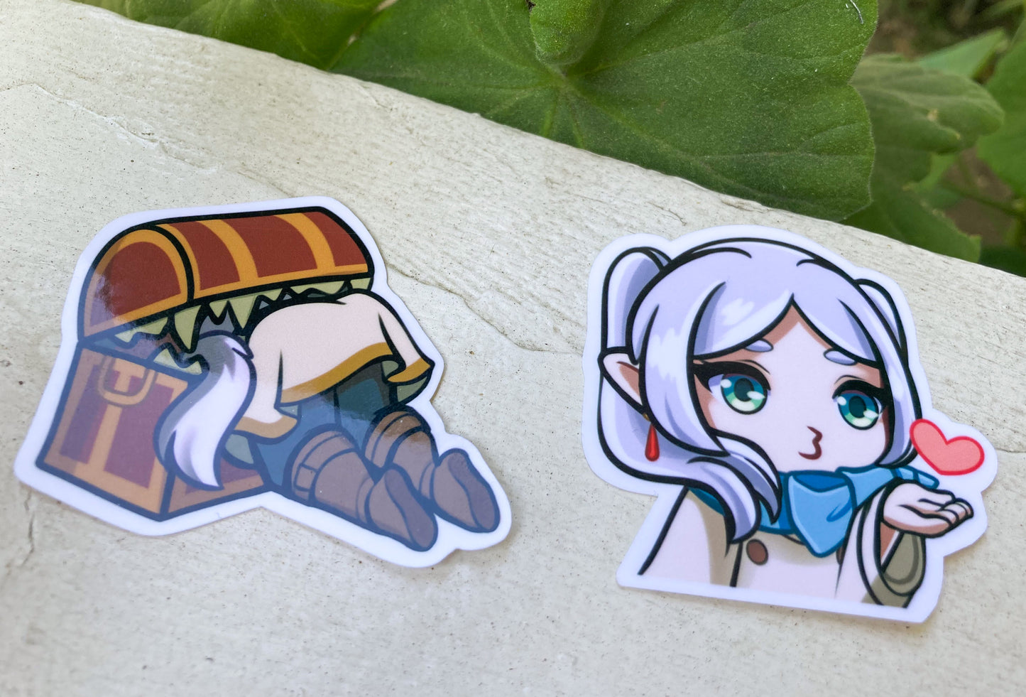 Frieren Kiss / Mimic -  Vinyl Stickers