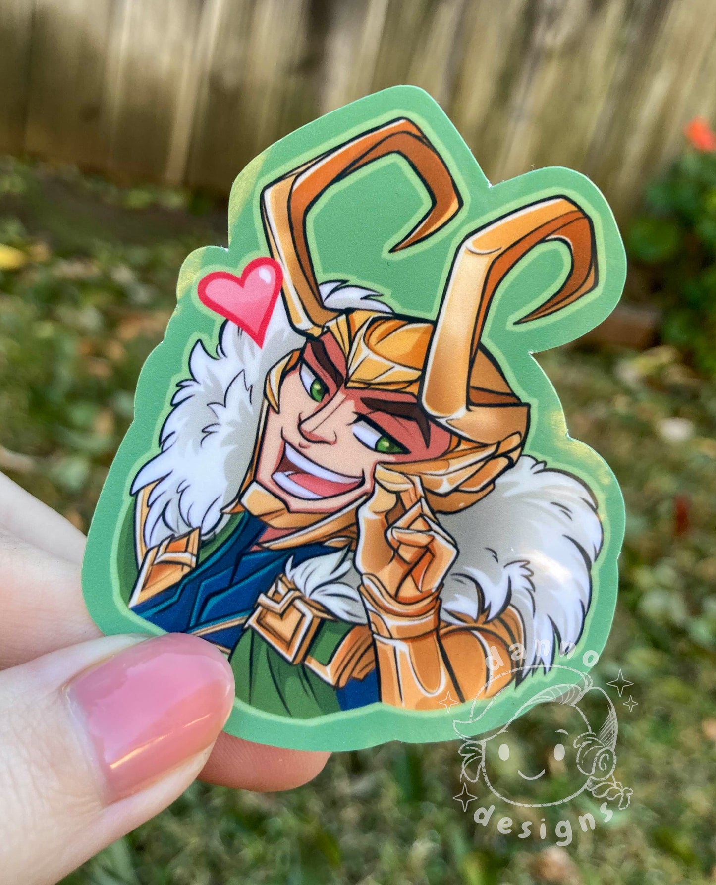 Marvel Rivals - Loki Vinyl Sticker