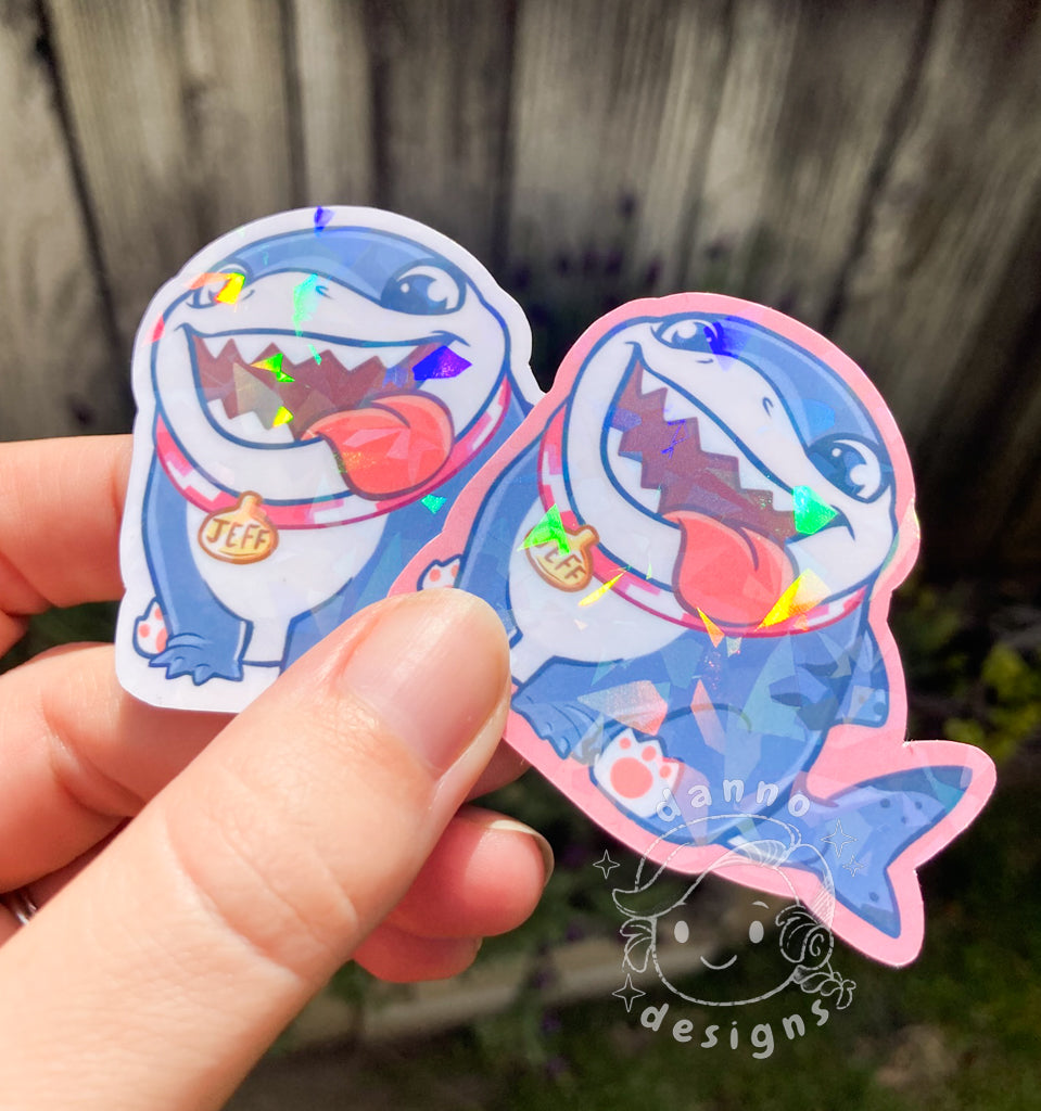 Marvel Rivals - Jeff the Landshark Holo* Vinyl Sticker