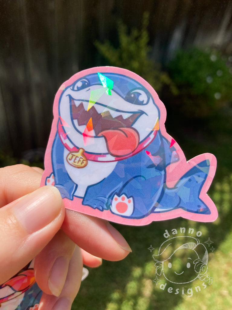 Marvel Rivals - Jeff the Landshark Holo* Vinyl Sticker