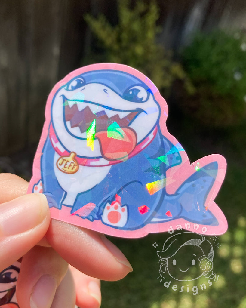Marvel Rivals - Jeff the Landshark Holo* Vinyl Sticker