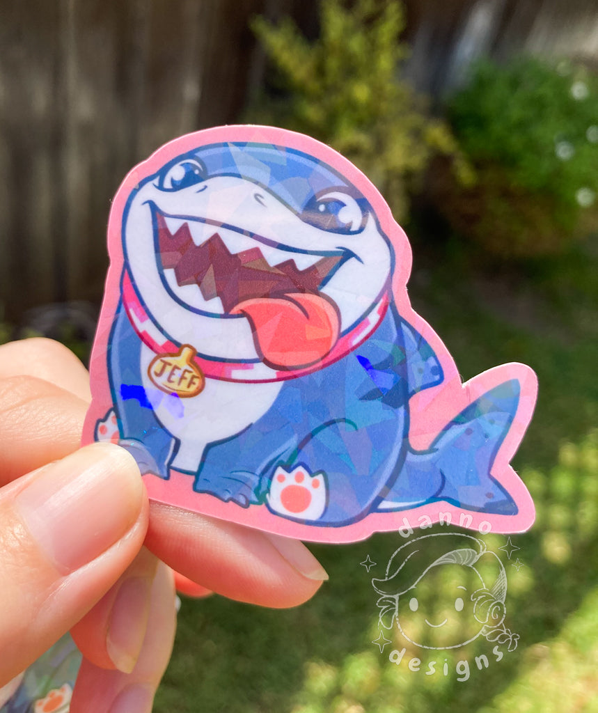Marvel Rivals - Jeff the Landshark Holo* Vinyl Sticker