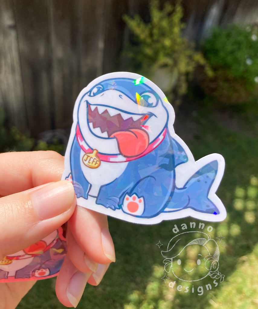 Marvel Rivals - Jeff the Landshark Holo* Vinyl Sticker
