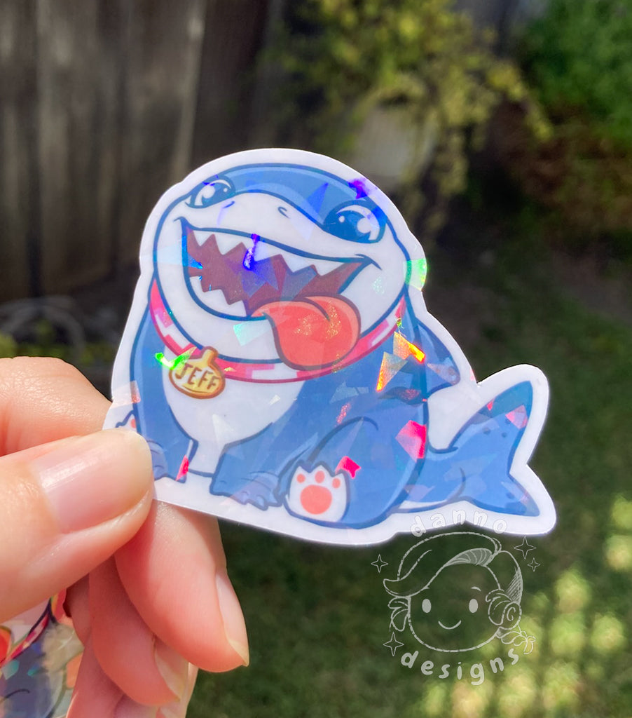 Marvel Rivals - Jeff the Landshark Holo* Vinyl Sticker