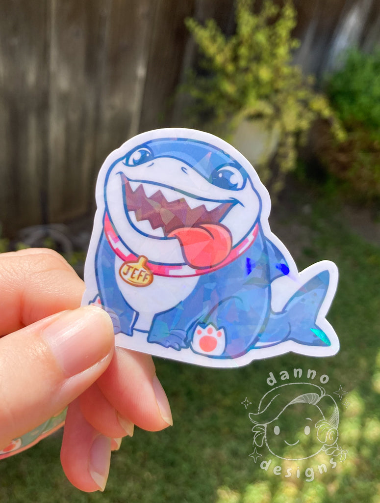 Marvel Rivals - Jeff the Landshark Holo* Vinyl Sticker