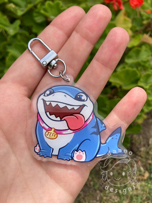 Marvel Rivals - Jeff The Landshark Acrylic Keychain