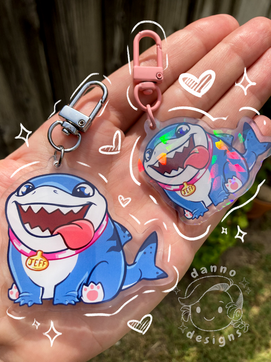 Marvel Rivals - Jeff The Landshark Acrylic Keychain
