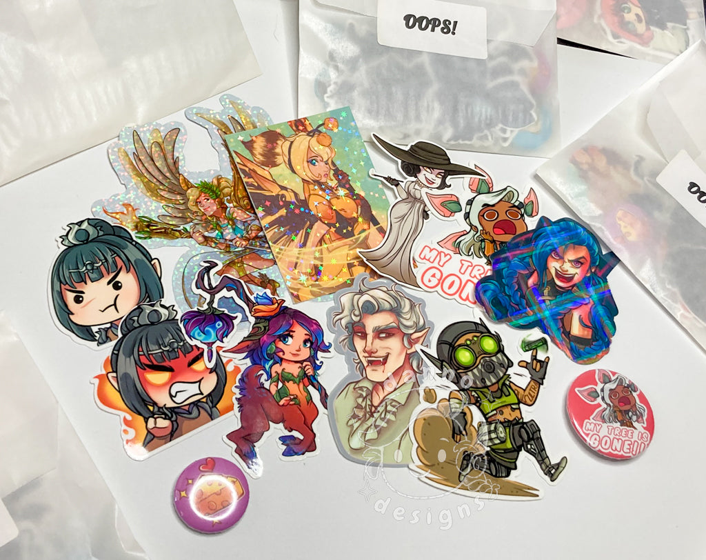 "OOPS!" Sticker Packs