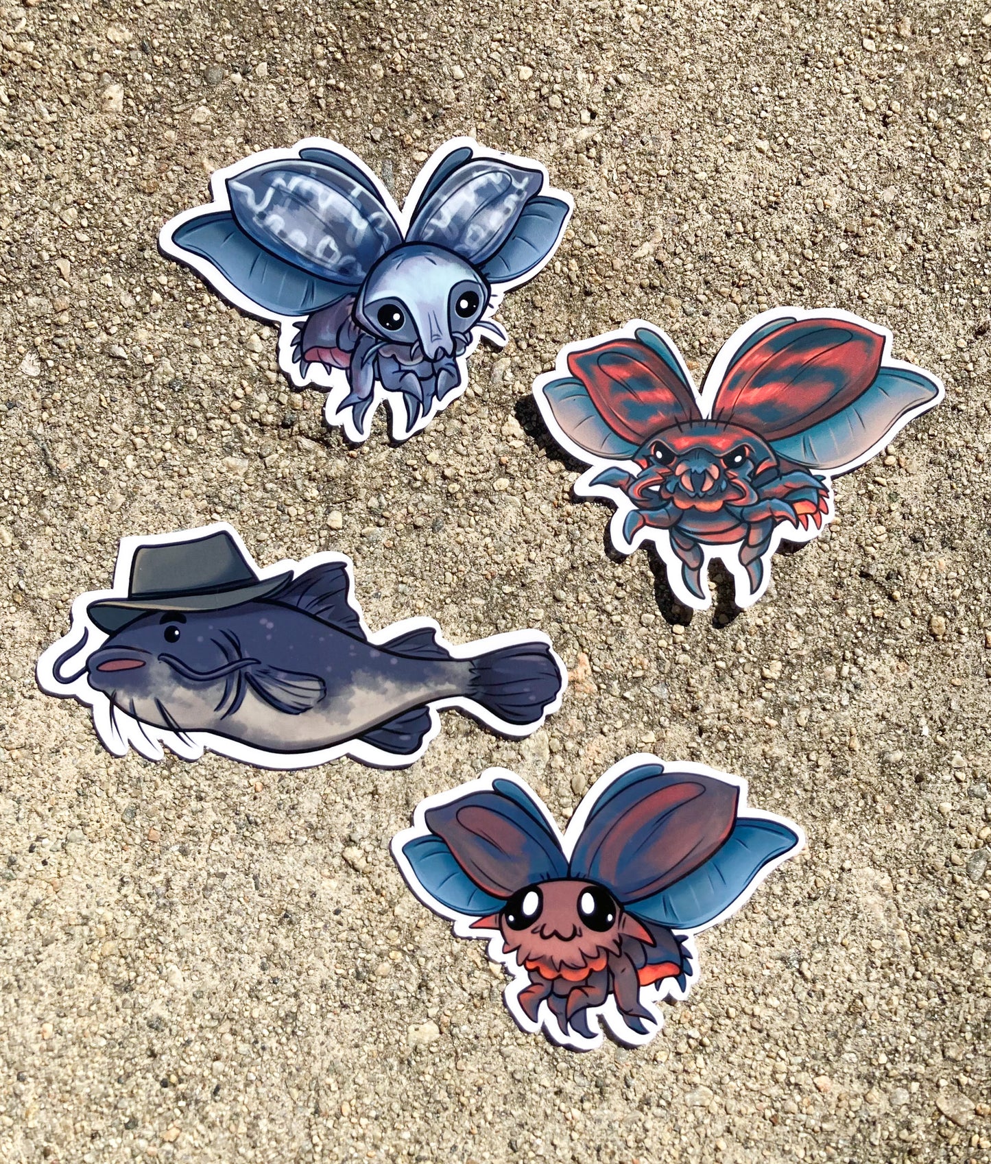 Hunt: Showdown - Stalker Beetles, Hatfish  / Vinyl Gloss Stickers