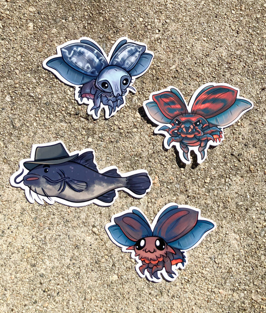 Hunt: Showdown - Stalker Beetles, Hatfish  / Vinyl Gloss Stickers
