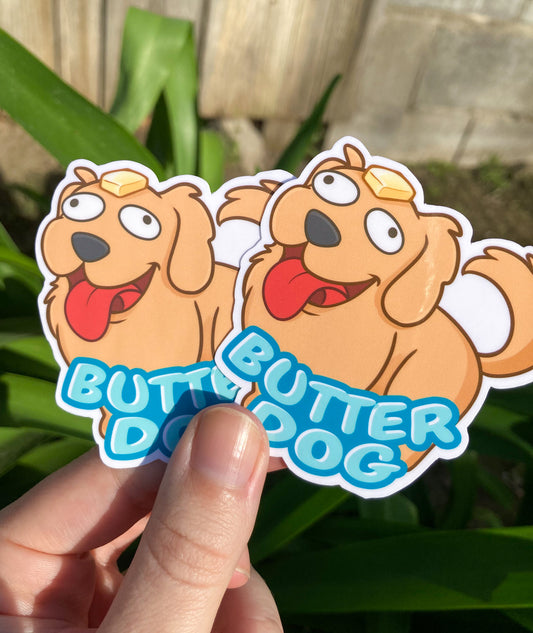 ButterDog -  Vinyl/Matte Sticker