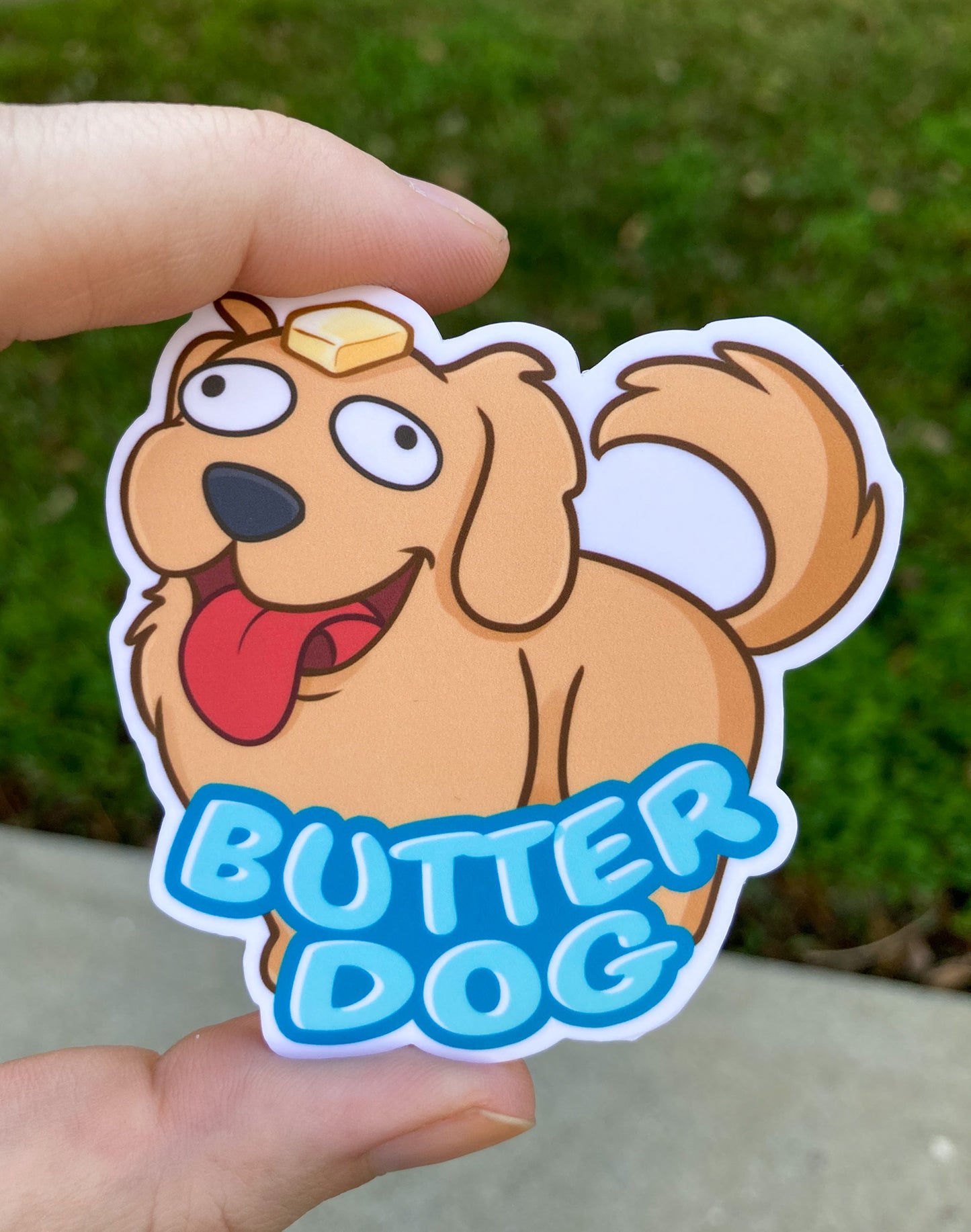 ButterDog -  Vinyl/Matte Sticker