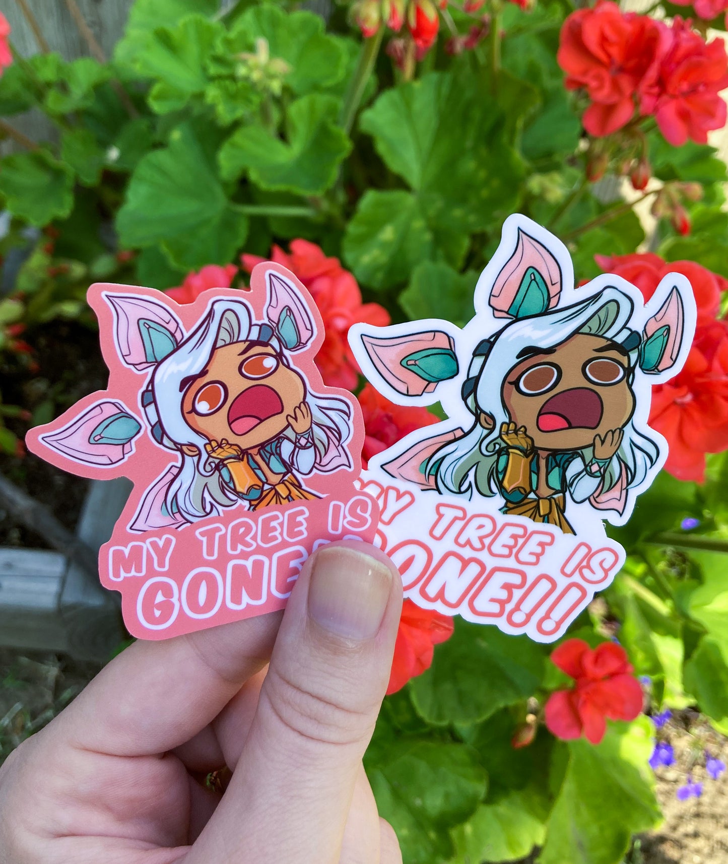 Overwatch - Lifeweaver, "My Tree Is Gone" Vinyl Sticker