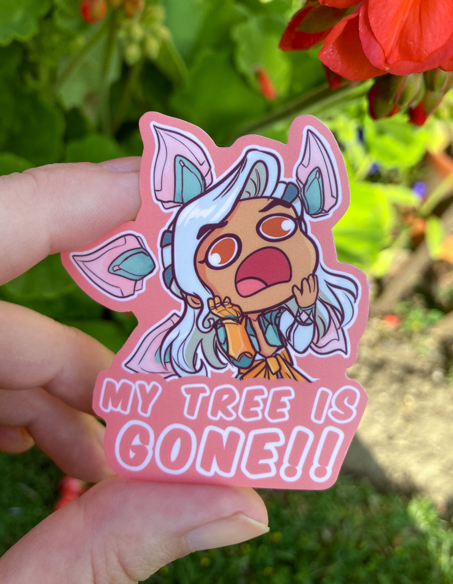 Overwatch - Lifeweaver, "My Tree Is Gone" Vinyl Sticker