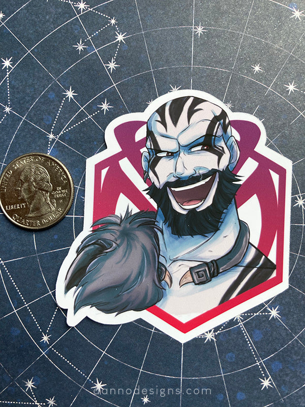 Vox Machina - Critical Role, Vinyl Gloss Stickers