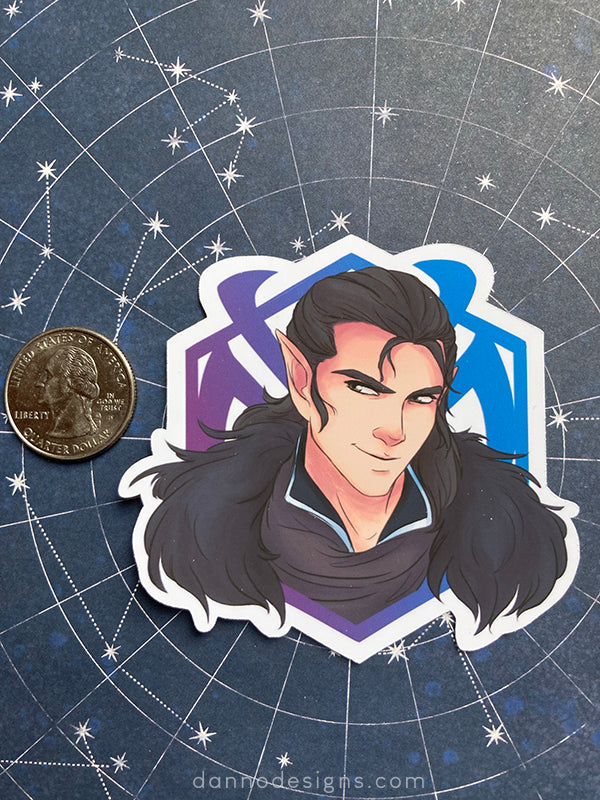Vox Machina - Critical Role, Vinyl Gloss Stickers