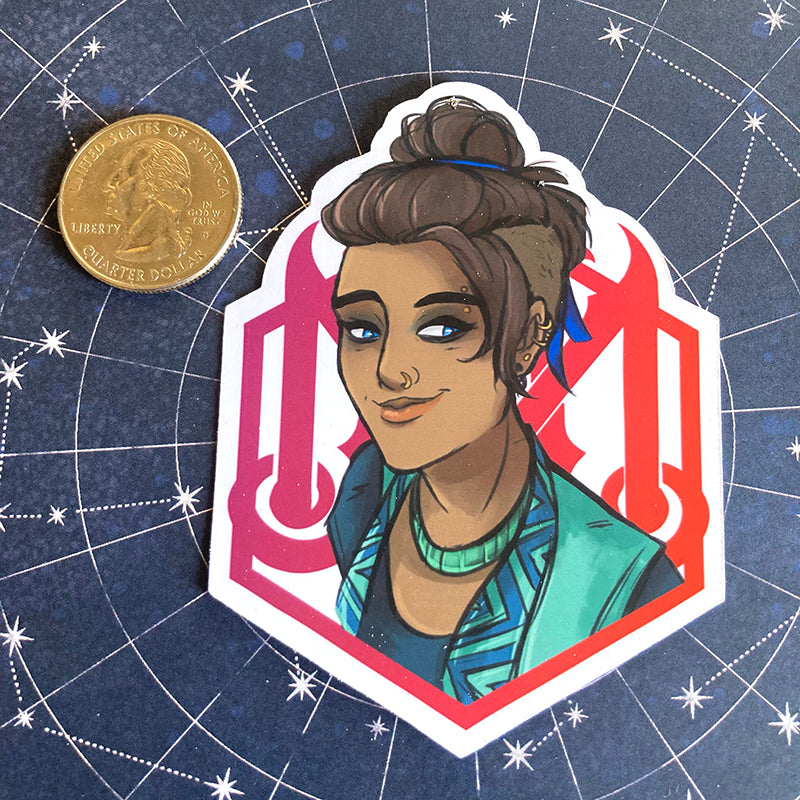 Mighty Nein - Critical Role, Vinyl Gloss Stickers