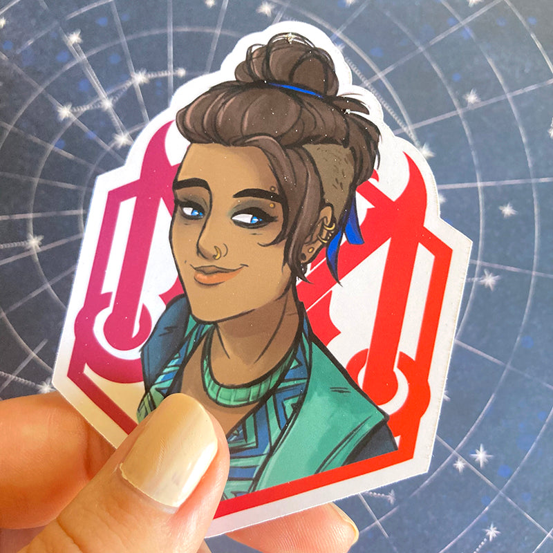 Mighty Nein - Critical Role, Vinyl Gloss Stickers