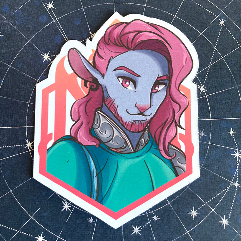 Mighty Nein - Critical Role, Vinyl Gloss Stickers