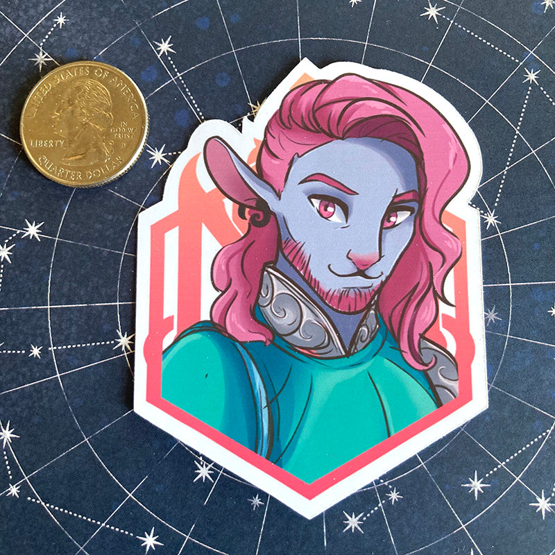 Mighty Nein - Critical Role, Vinyl Gloss Stickers