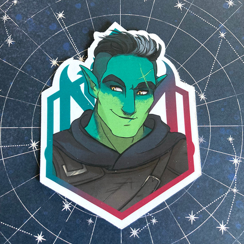 Mighty Nein - Critical Role, Vinyl Gloss Stickers