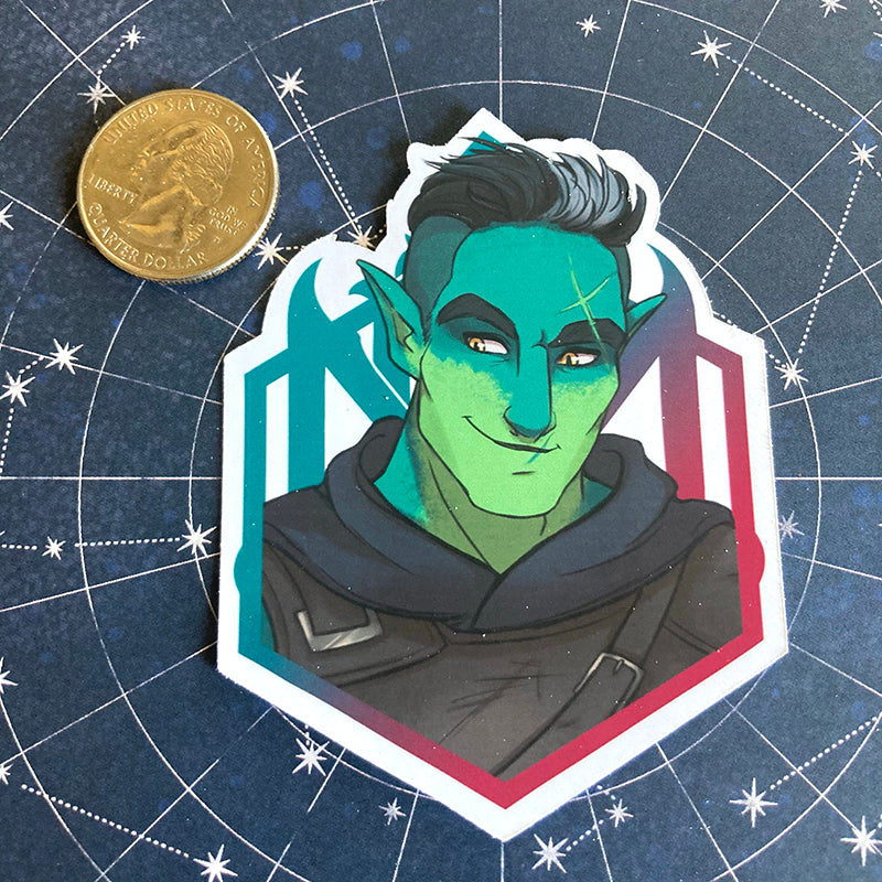 Mighty Nein - Critical Role, Vinyl Gloss Stickers