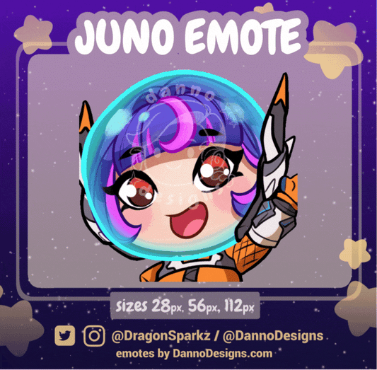 Overwatch 2 - Juno "Wave" Animated Emote - Digital Download