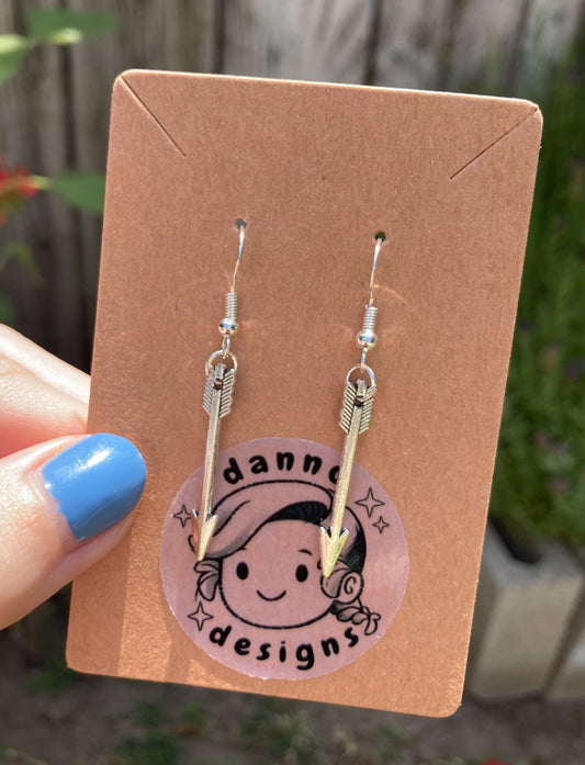 Simple Arrow Sterling Earrings