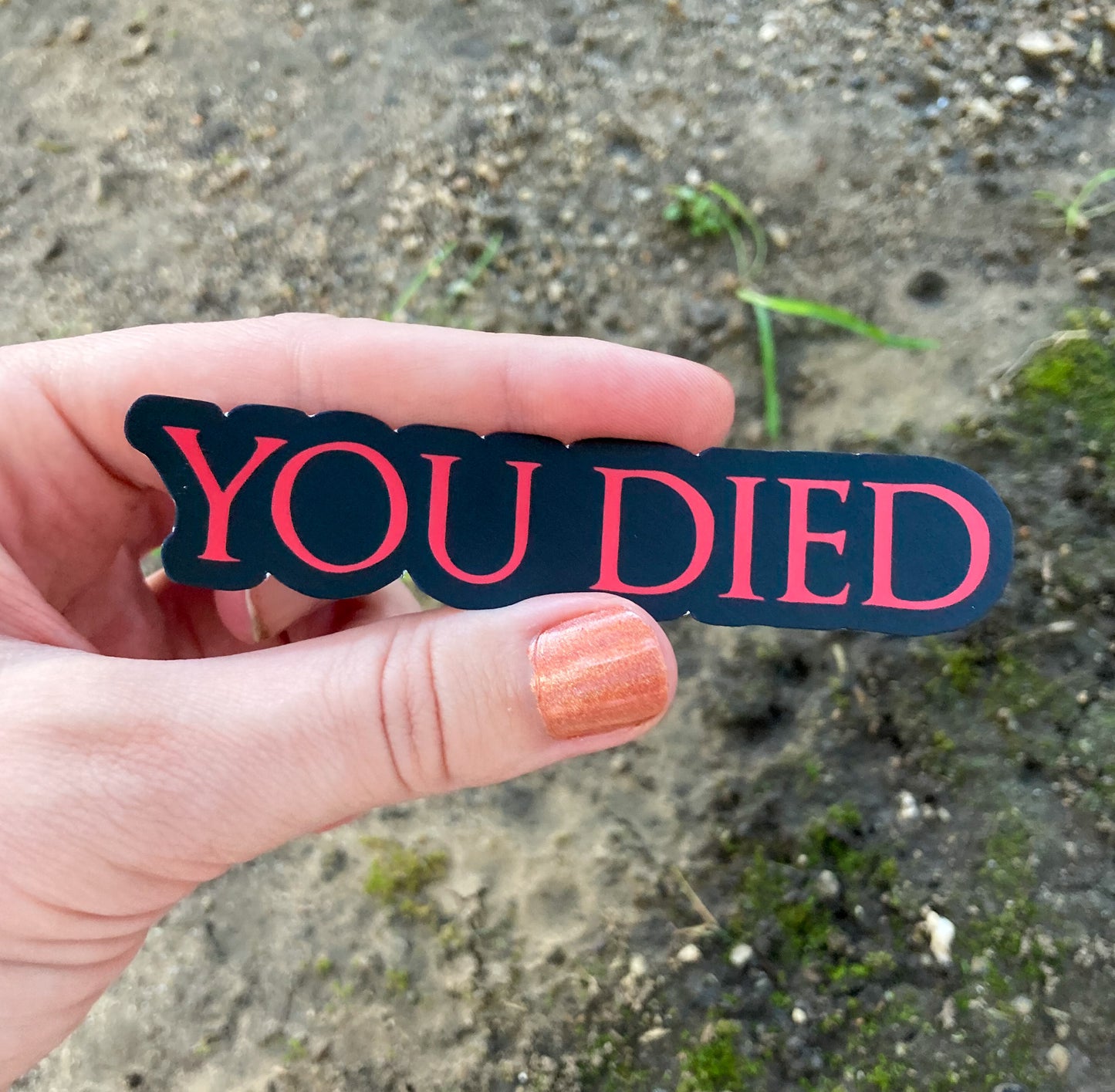 Dark Souls, Elden Ring - "You Died" and "Maidenless" Stickers