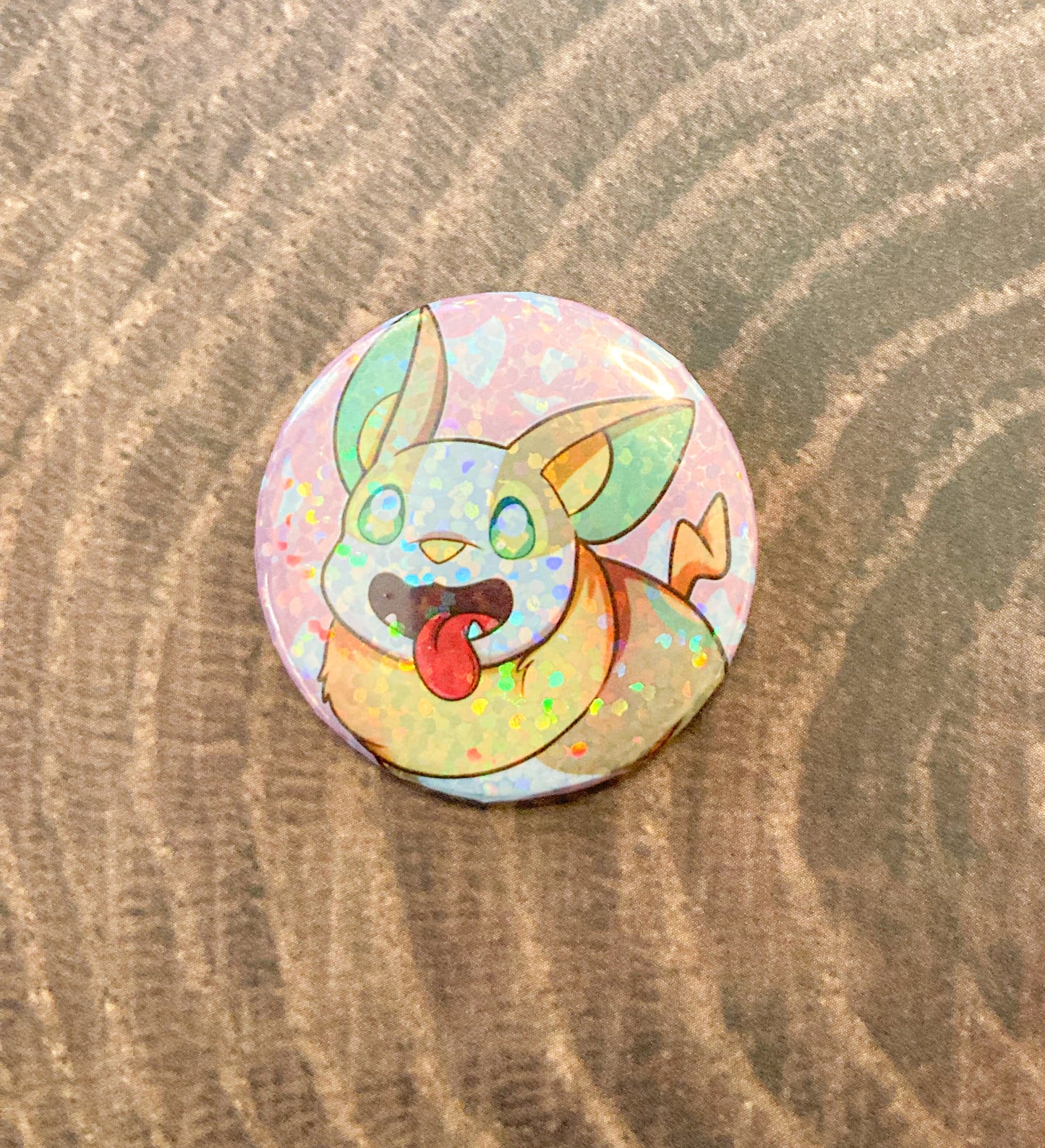 Sparkle Yamper (Medium Pin) 1.5" Inch 37mm