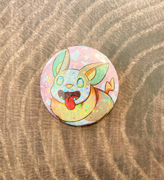 Sparkle Yamper (Medium Pin) 1.5" Inch 37mm