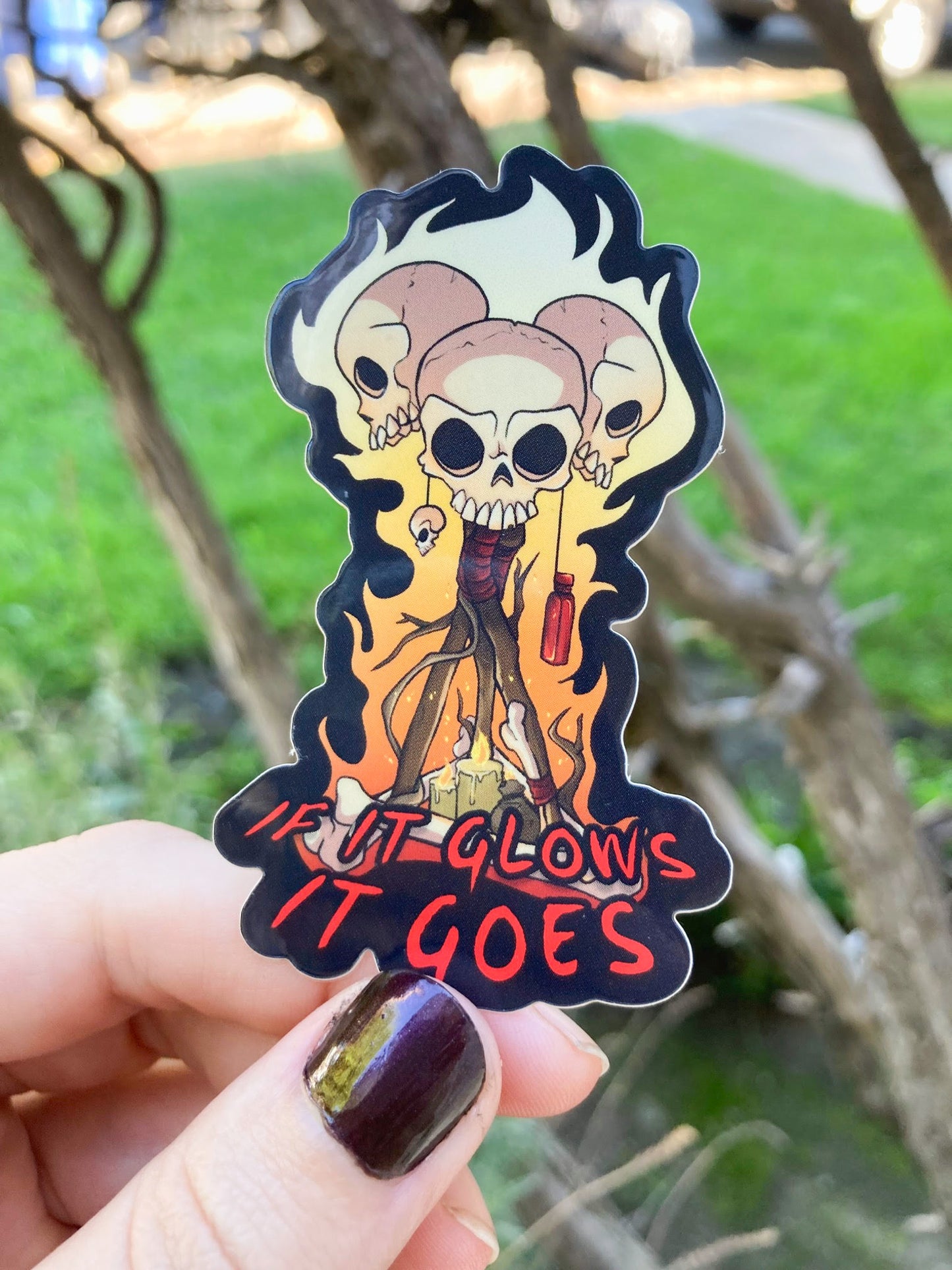 Hex: Totem / Huntress / Legion - Dead By Daylight / Vinyl & Matte Stickers  (Select)