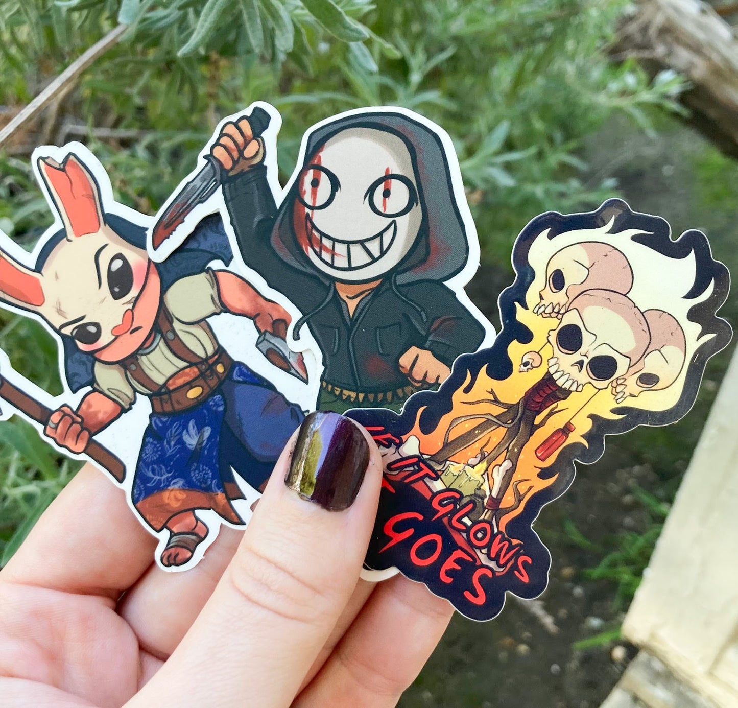 Hex: Totem / Huntress / Legion - Dead By Daylight / Vinyl & Matte Stickers  (Select)