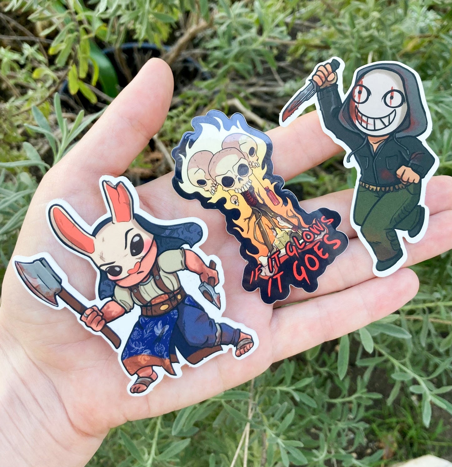 Hex: Totem / Huntress / Legion - Dead By Daylight / Vinyl & Matte Stickers  (Select)