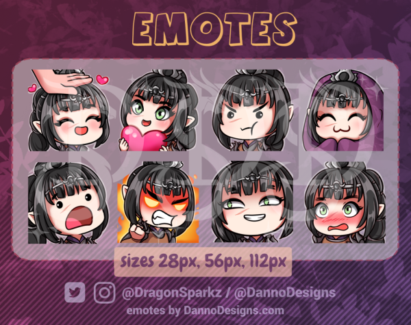 Baldur's Gate 3, Shadowheart Emote Pack - Digital Download