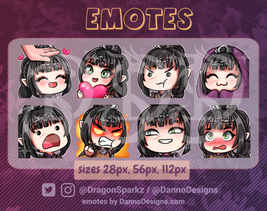 Baldur's Gate 3, Shadowheart Emote Pack - Digital Download