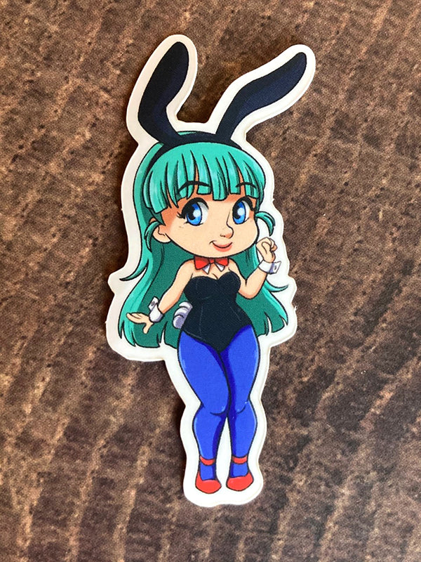 Bunny Bulma - DBZ / Dragon Ball Z Matte Sticker (Small)