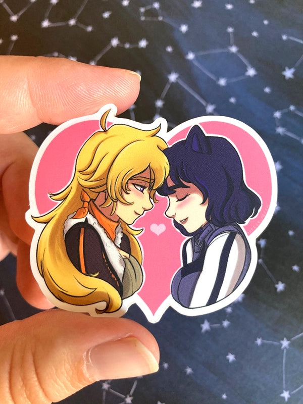 RWBY - Bumbleby, Yang x Blake / Matte Sticker