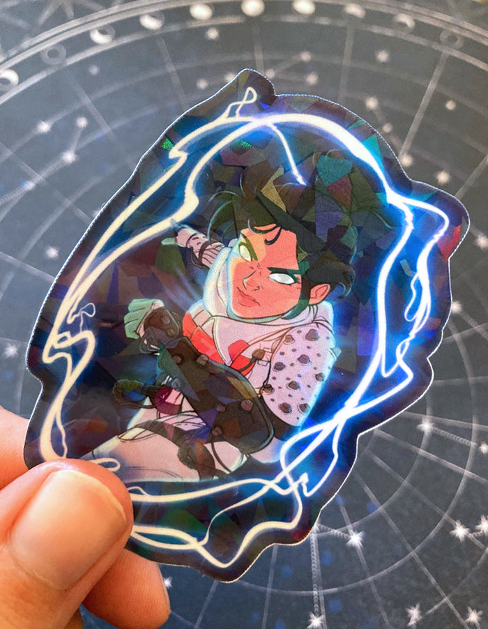 Wraith Portal Prism Holographic (or Solid Vinyl) Sticker Apex Legends
