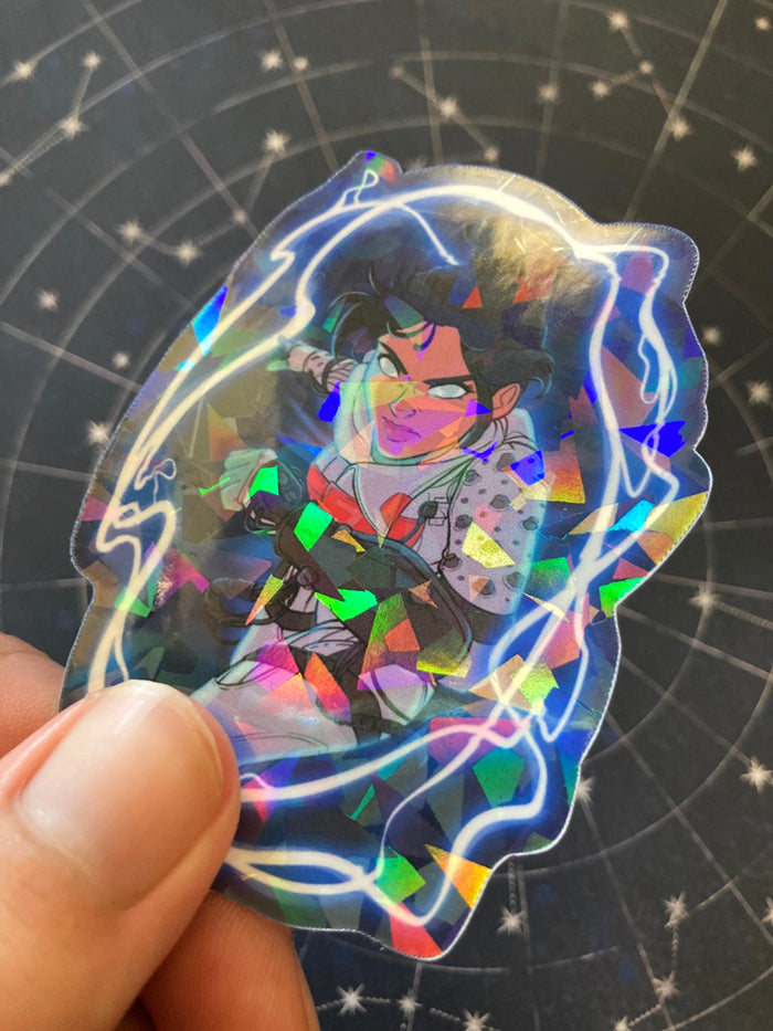 Wraith Portal Prism Holographic (or Solid Vinyl) Sticker Apex Legends