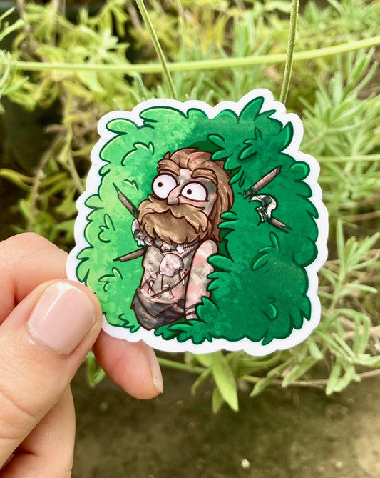 Hunt: Showdown - Cain Bush Meme Vinyl Gloss Stickers